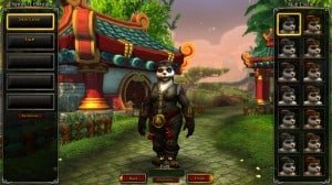 Character Creation Screen