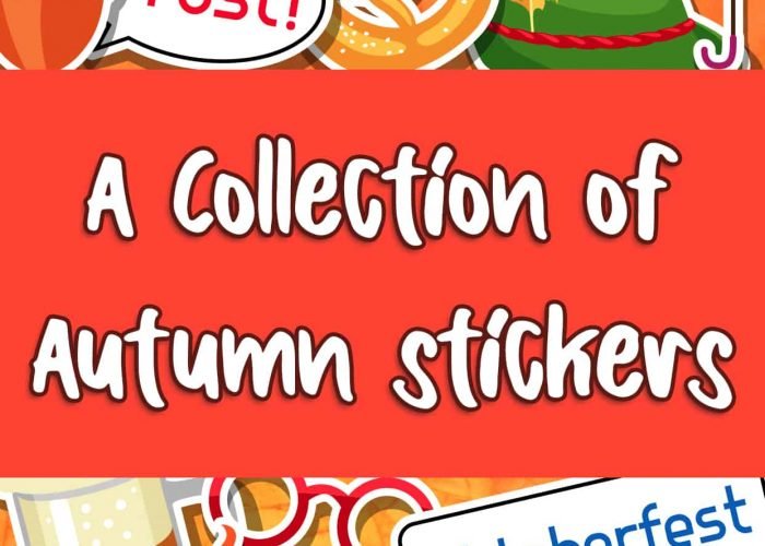Hello Autumn Stickers Version 2.0